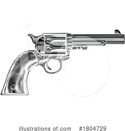 Pistol Clipart #1804729 by AtStockIllustration