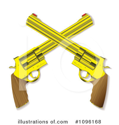 Royalty-Free (RF) Guns Clipart Illustration by michaeltravers - Stock Sample #1096168