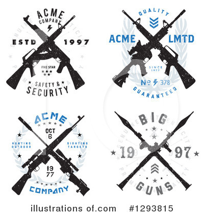 Rifle Clipart #1293815 by BestVector