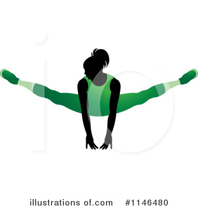 Gymnast Clipart #1146480 by Lal Perera