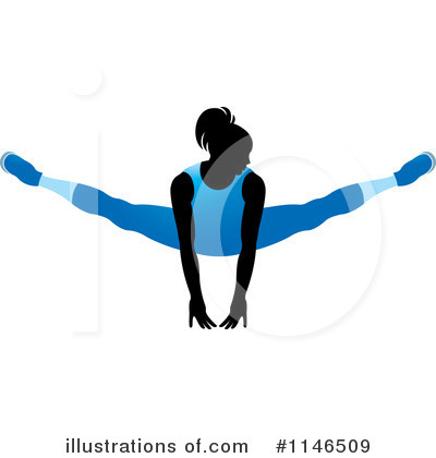 Royalty-Free (RF) Gymnast Clipart Illustration by Lal Perera - Stock Sample #1146509