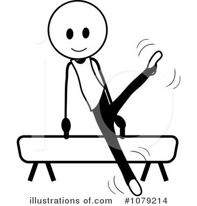 Gymnastics Clipart #1079214 by Pams Clipart