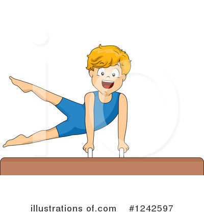 Royalty-Free (RF) Gymnastics Clipart Illustration by BNP Design Studio - Stock Sample #1242597