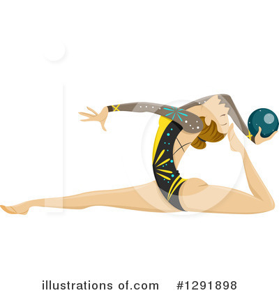 Royalty-Free (RF) Gymnastics Clipart Illustration by BNP Design Studio - Stock Sample #1291898