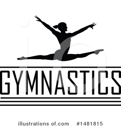 Royalty-Free (RF) Gymnastics Clipart Illustration by Johnny Sajem - Stock Sample #1481815