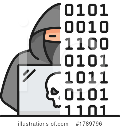 Binary Code Clipart #1789796 by Vector Tradition SM