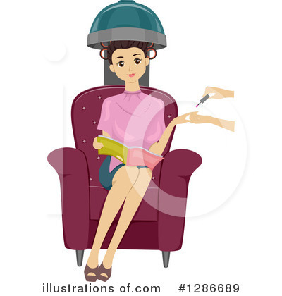 Royalty-Free (RF) Hair Care Clipart Illustration by BNP Design Studio - Stock Sample #1286689