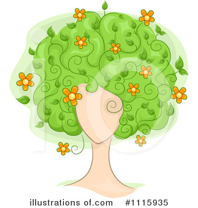 Royalty-Free (RF) Hair Clipart Illustration by BNP Design Studio - Stock Sample #1115935