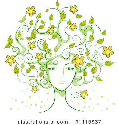 Royalty-Free (RF) Hair Clipart Illustration by BNP Design Studio - Stock Sample #1115937