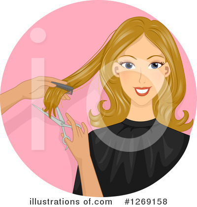 Hairstyle Clipart #1269158 by BNP Design Studio