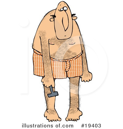Hairy Clipart #19403 by djart
