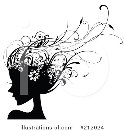 Royalty-Free (RF) Hair Clipart Illustration by OnFocusMedia - Stock Sample #212024