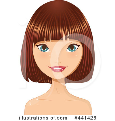 Royalty-Free (RF) Hair Clipart Illustration by Melisende Vector - Stock Sample #441428