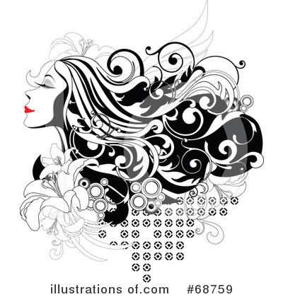 Royalty-Free (RF) Hair Clipart Illustration by OnFocusMedia - Stock Sample #68759
