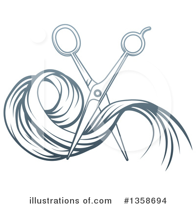 Royalty-Free (RF) Hair Cut Clipart Illustration by AtStockIllustration - Stock Sample #1358694