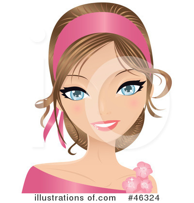Hairstyle Clipart #46324 by Melisende Vector