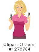 Hairdresser Clipart #1276784 by BNP Design Studio