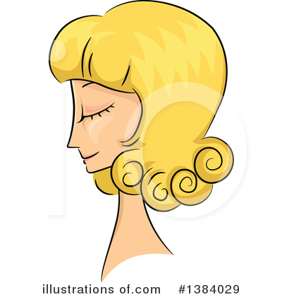 Royalty-Free (RF) Hairstyle Clipart Illustration by BNP Design Studio - Stock Sample #1384029