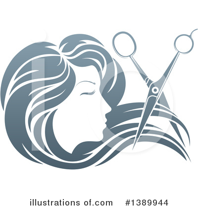 Royalty-Free (RF) Hairstyle Clipart Illustration by AtStockIllustration - Stock Sample #1389944