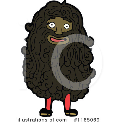 Royalty-Free (RF) Hairy Man Clipart Illustration by lineartestpilot - Stock Sample #1185069