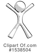Halftone Design Mascot Clipart #1538504 by Leo Blanchette