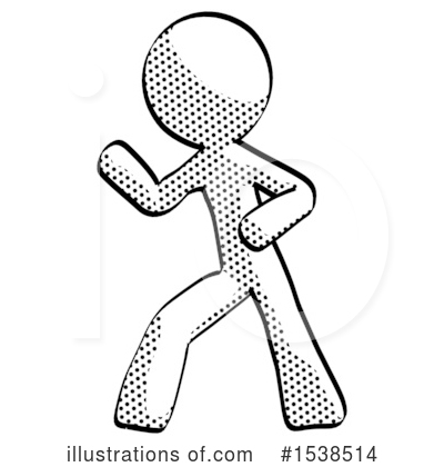 Royalty-Free (RF) Halftone Design Mascot Clipart Illustration by Leo Blanchette - Stock Sample #1538514