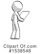 Halftone Design Mascot Clipart #1538548 by Leo Blanchette