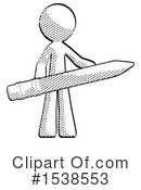 Halftone Design Mascot Clipart #1538553 by Leo Blanchette