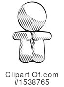 Halftone Design Mascot Clipart #1538765 by Leo Blanchette