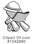 Halftone Design Mascot Clipart #1542880 by Leo Blanchette