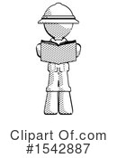 Halftone Design Mascot Clipart #1542887 by Leo Blanchette