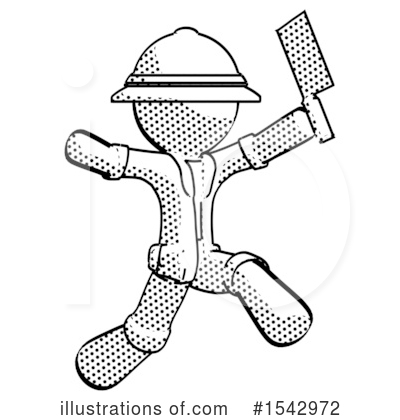 Royalty-Free (RF) Halftone Design Mascot Clipart Illustration by Leo Blanchette - Stock Sample #1542972