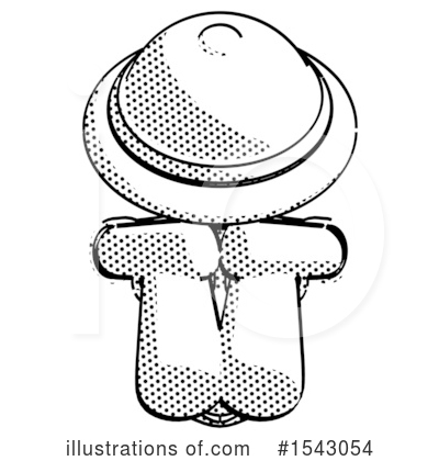 Royalty-Free (RF) Halftone Design Mascot Clipart Illustration by Leo Blanchette - Stock Sample #1543054