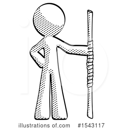 Royalty-Free (RF) Halftone Design Mascot Clipart Illustration by Leo Blanchette - Stock Sample #1543117