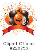Halloween Balloons Clipart #228756 by Pushkin