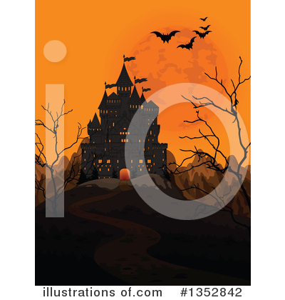 Haunted House Clipart #1352842 by Pushkin