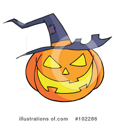 Royalty-Free (RF) Halloween Clipart Illustration by Hit Toon - Stock Sample #102286