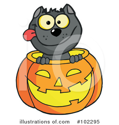 Royalty-Free (RF) Halloween Clipart Illustration by Hit Toon - Stock Sample #102295