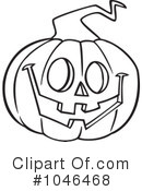 Halloween Clipart #1046468 by toonaday