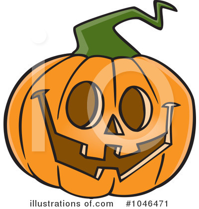 Royalty-Free (RF) Halloween Clipart Illustration by toonaday - Stock Sample #1046471