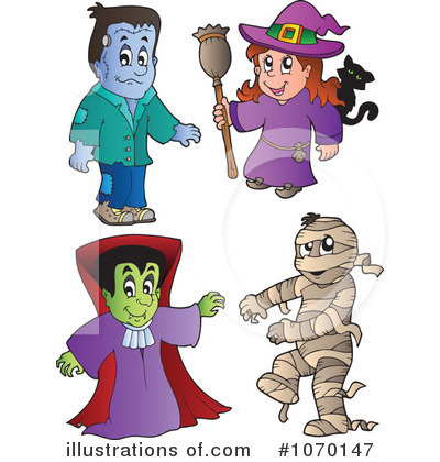 Royalty-Free (RF) Halloween Clipart Illustration by visekart - Stock Sample #1070147
