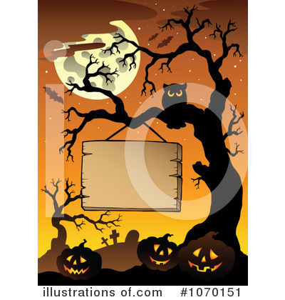 Royalty-Free (RF) Halloween Clipart Illustration by visekart - Stock Sample #1070151