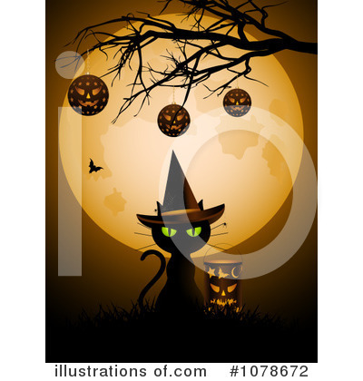 Royalty-Free (RF) Halloween Clipart Illustration by elaineitalia - Stock Sample #1078672