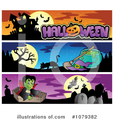 Royalty-Free (RF) Halloween Clipart Illustration by visekart - Stock Sample #1079382