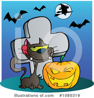 Royalty-Free (RF) Halloween Clipart Illustration by Hit Toon - Stock Sample #1080319