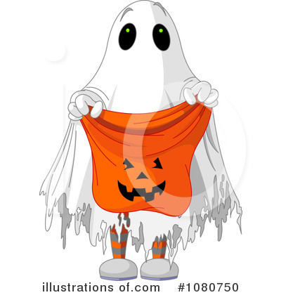 Royalty-Free (RF) Halloween Clipart Illustration by Pushkin - Stock Sample #1080750