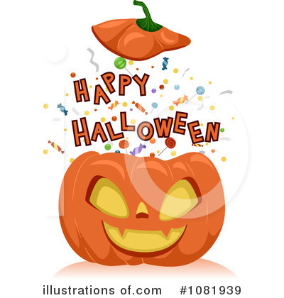 Royalty-Free (RF) Halloween Clipart Illustration by BNP Design Studio - Stock Sample #1081939