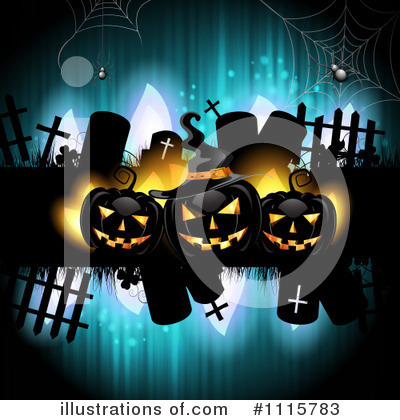 Royalty-Free (RF) Halloween Clipart Illustration by merlinul - Stock Sample #1115783