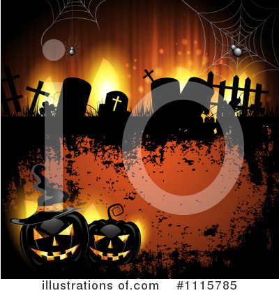 Royalty-Free (RF) Halloween Clipart Illustration by merlinul - Stock Sample #1115785