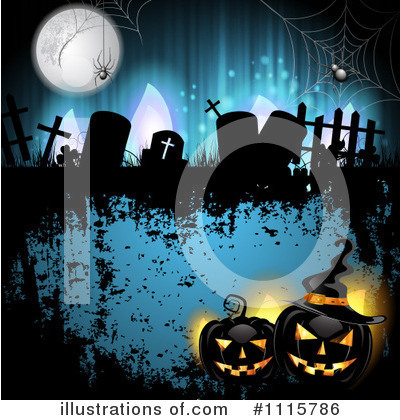 Royalty-Free (RF) Halloween Clipart Illustration by merlinul - Stock Sample #1115786